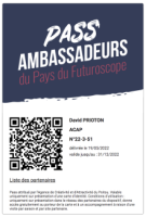 Carte Pass Ambassadeurs Pays du Futuroscope